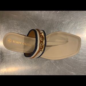Brand new Tory Burch Jessa thong sandal, size 9.